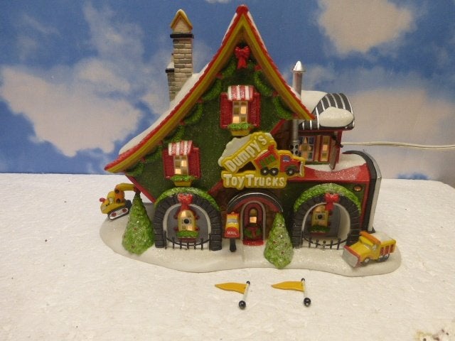 department 56 Dumpy's Toy Trucks kerstdorp North Pole kerst, Diversen, Ophalen of Verzenden