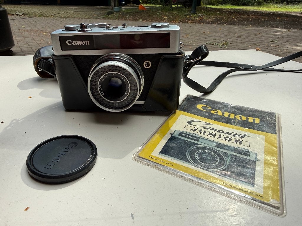Canon Canonet Junior voor de verzamelaar, Audio, Tv en Foto, Fotocamera's Analoog, Ophalen of Verzenden, Zo goed als nieuw, Spiegelreflex