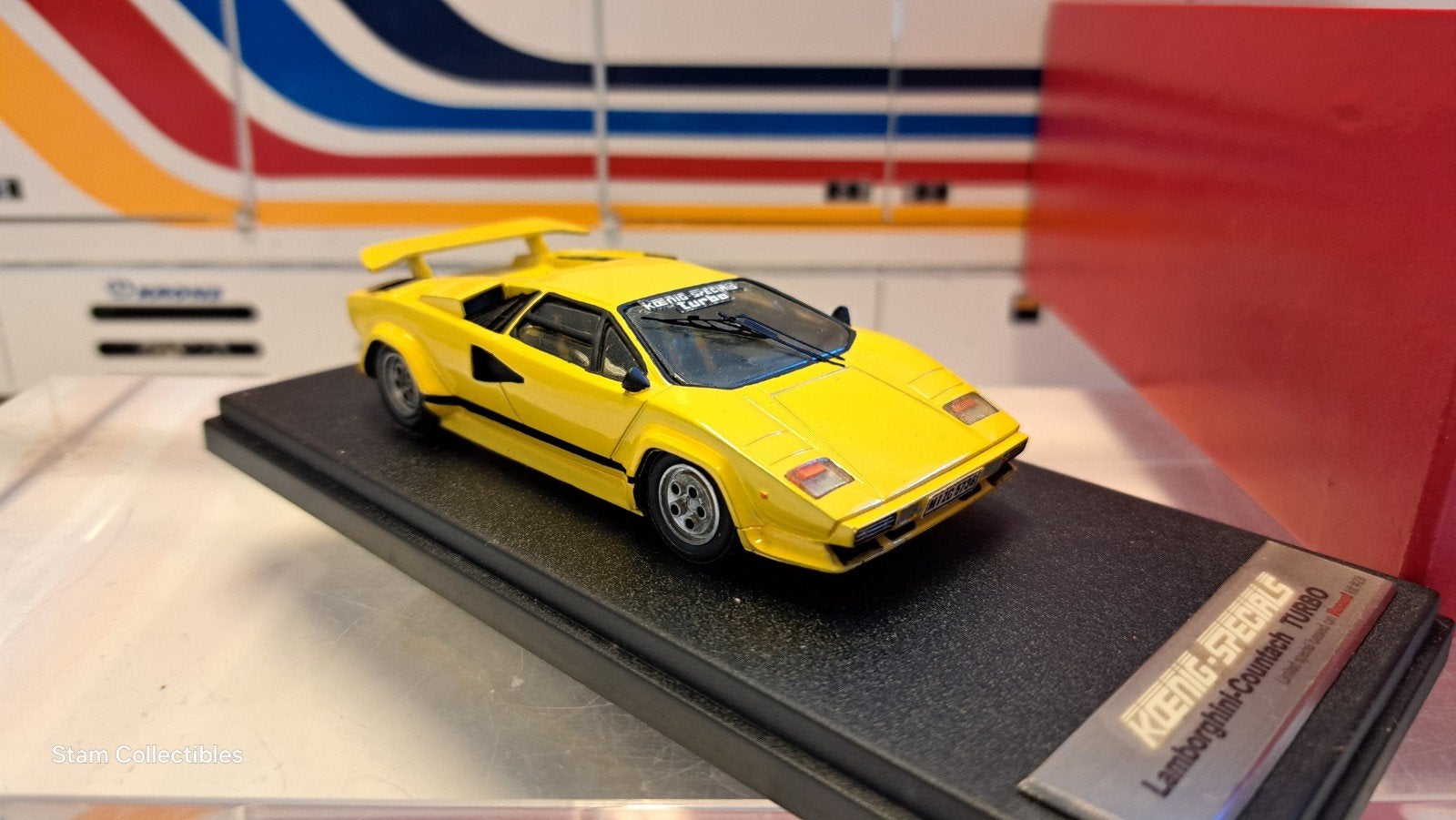 Record43 Lamborghini Countach Turbo Koenig Special Yellow, Overige merken, Gebruikt, Auto, Ophalen of Verzenden