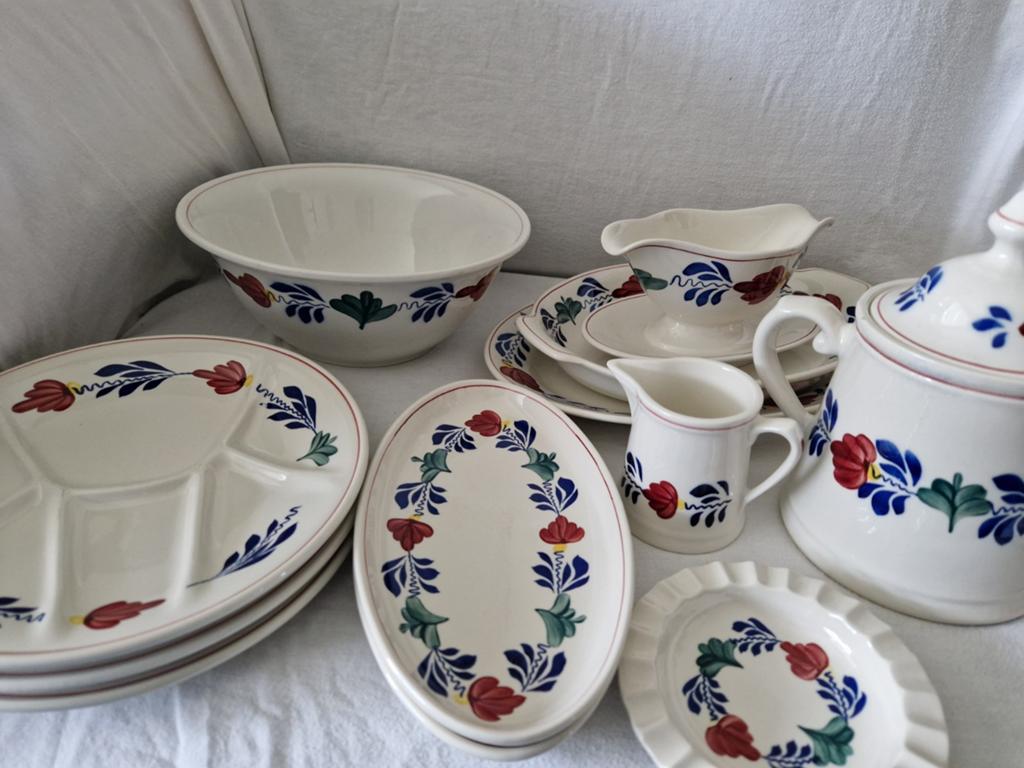 Boch Boerenbont Servies, Huis en Inrichting, Keuken | Servies, Ophalen, Zo goed als nieuw, Aardewerk, Boerenbont