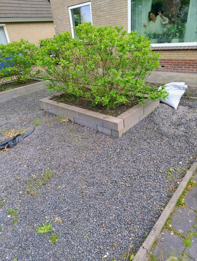 Donkergrijs Split voor Tuin of Oprit, Ophalen, Gebruikt, Split, Basalt