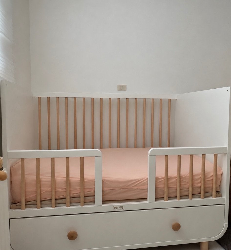 Babybed/peuterbed ikea, Ophalen, Zo goed als nieuw, Minder dan 140 cm, Matras