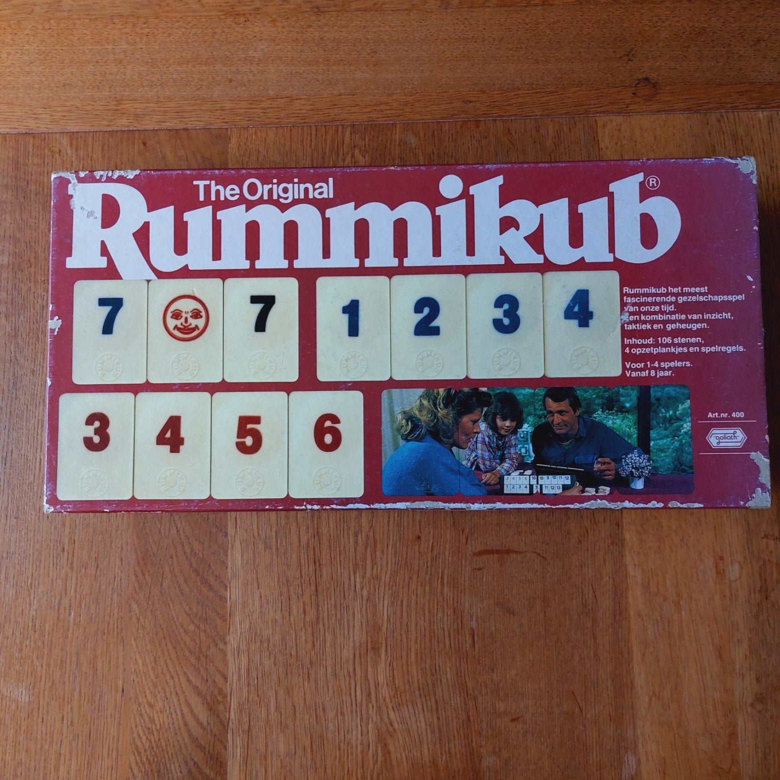 Vintage Rummikub gezelschapsspel - complete set, Een of twee spelers, Ophalen of Verzenden, Zo goed als nieuw, Goliath