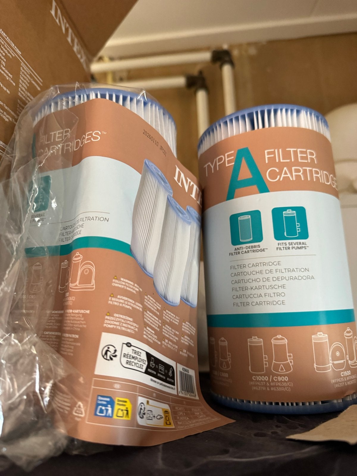 Intex Krystal Clear C600 filterpomp met slangen en filters, Ophalen, Zo goed als nieuw, Zwembadpomp