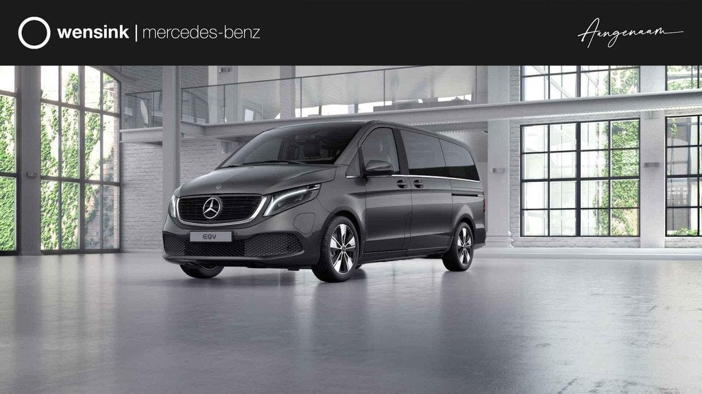 Mercedes-Benz EQV 300 L2 90 kWh, Auto's, Bestelauto's, Stof, Gebruikt, 8 stoelen, 90 kWh