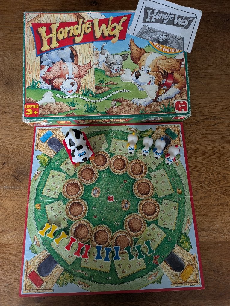 Hondje Waf - Leuk gezelschapsspel voor kinderen, Jumbo, Gebruikt, Ophalen of Verzenden, Drie of vier spelers