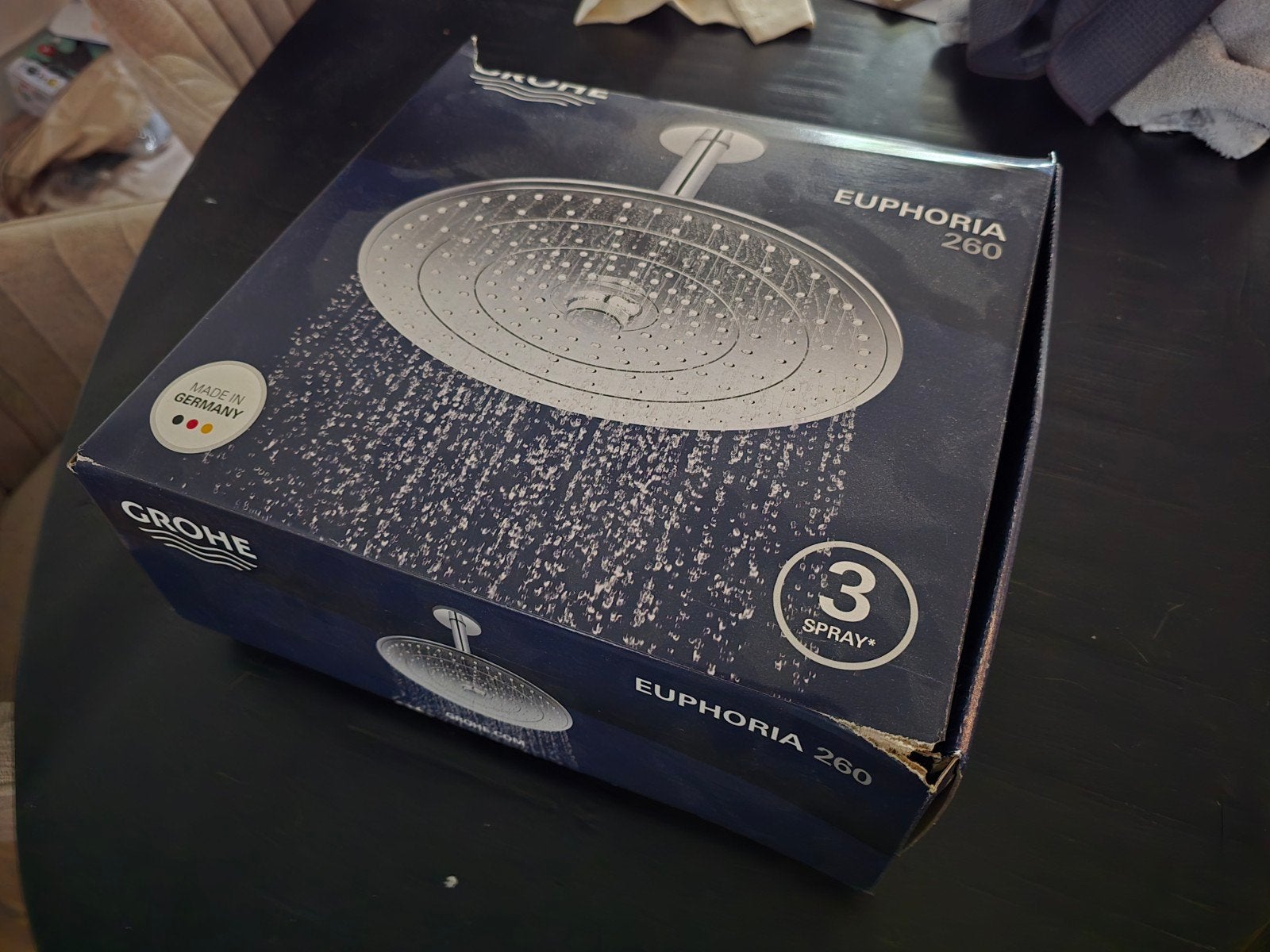 Grohe Euphoria 260 Douchekop, Ophalen of Verzenden, Zo goed als nieuw, Chroom, Douche
