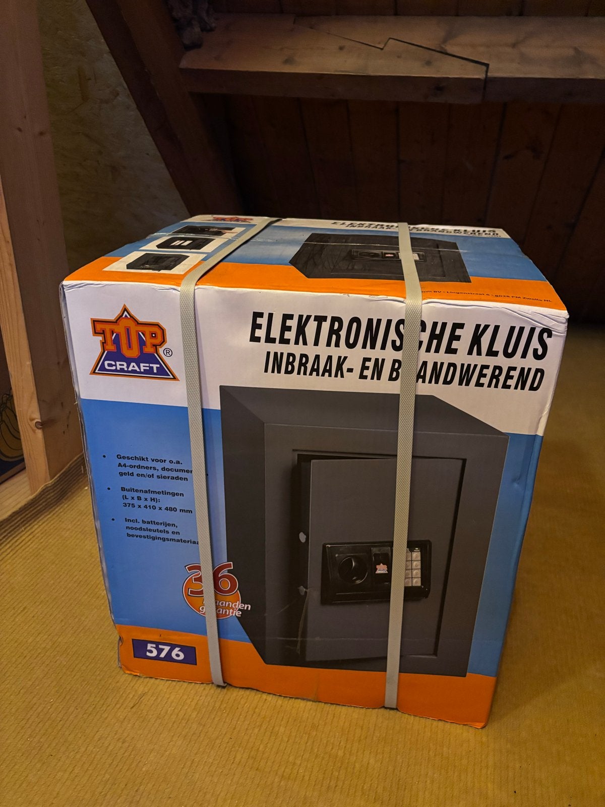 Nieuwe Top Craft Elektronische Kluis TSE-500 Inbraak- en Bra, Ophalen, Nieuw, Brandkast