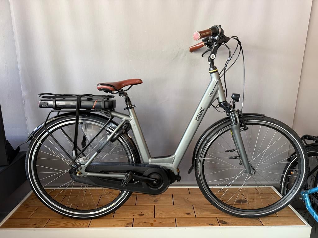 Elektrische fiets QWIC TREND MIDDENMOTOR, Fietsen en Brommers, Fietsen | Dames | Damesfietsen, Overige merken, Velgrem, Versnellingen