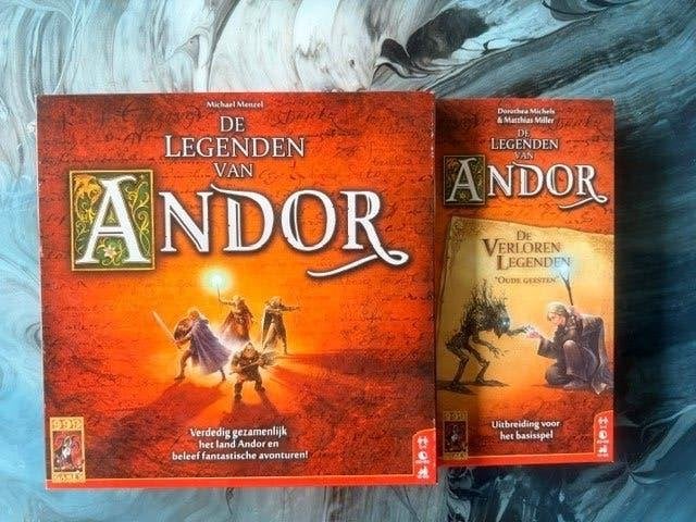 De Legenden van Andor + luxe inlay + uitbreiding, Hobby en Vrije tijd, Gezelschapsspellen | Bordspellen, Een of twee spelers, Ophalen of Verzenden