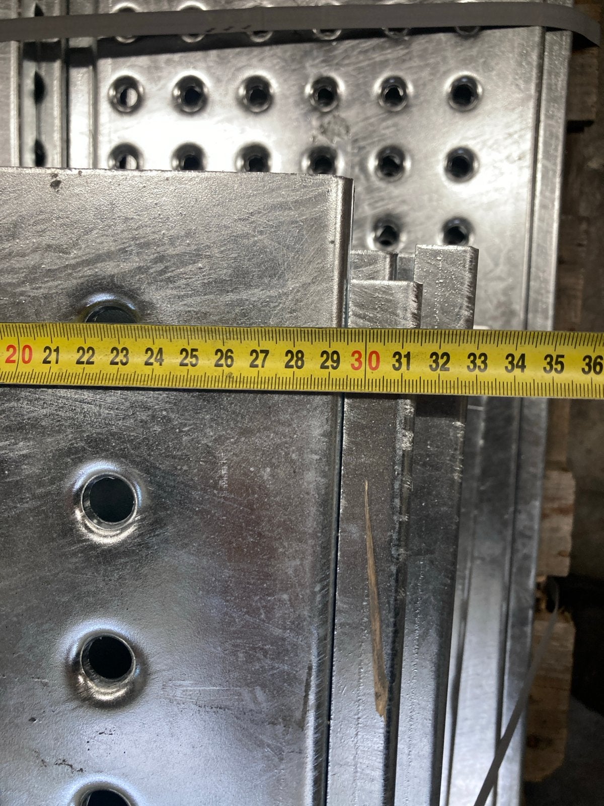Nieuwe gegalvaniseerde roosterpanelen - 994x295 mm, Ophalen, Nieuw, Overige typen, Minder dan 2 meter