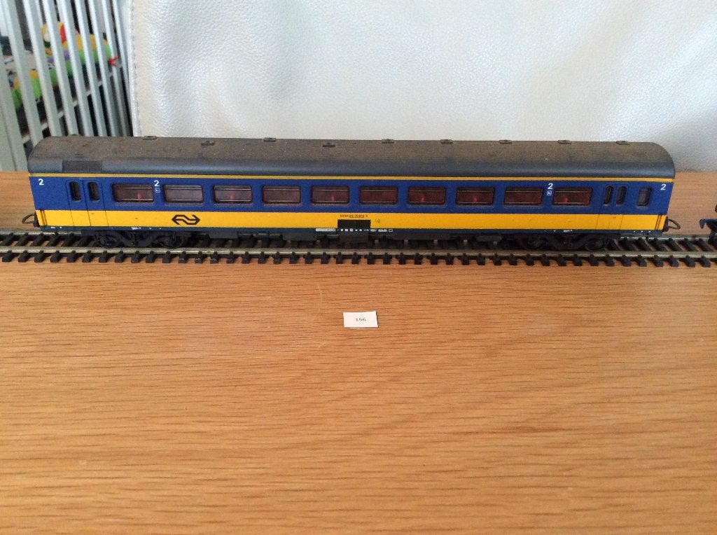 Lima NS rijtuigen set - vintage modelspoor, Gebruikt, Gelijkstroom of Wisselstroom, Wagon, Ophalen of Verzenden