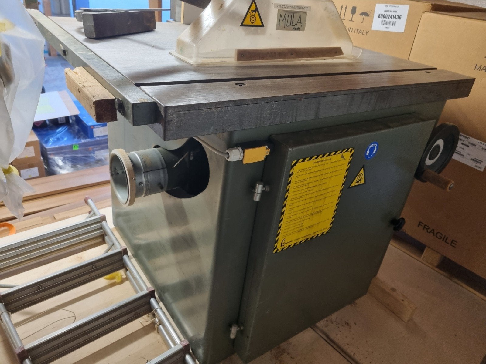 Harwi  zaagtafel  380 volt., Doe-het-zelf en Verbouw, Ophalen of Verzenden