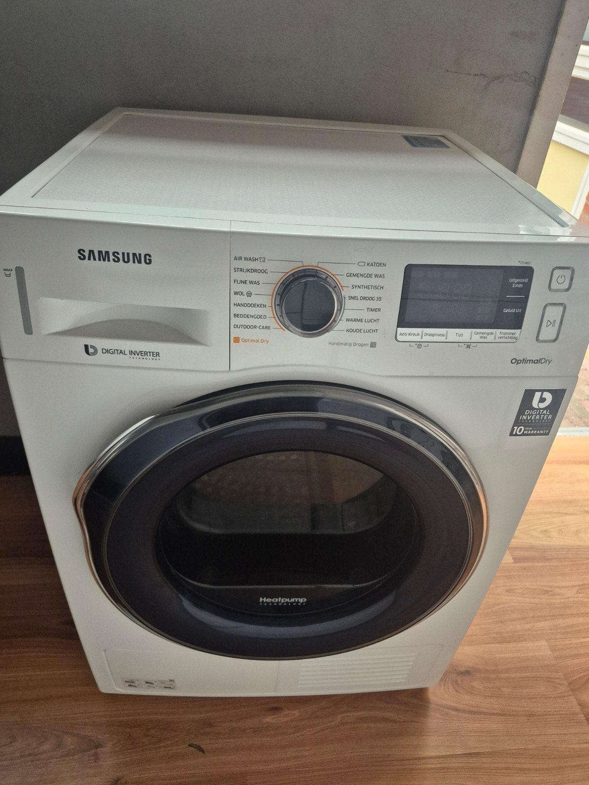 Goed werkende warmtepompdroger - Samsung Digital Inverter, Witgoed en Apparatuur, Wasdrogers, Ophalen, Gebruikt, Overige typen