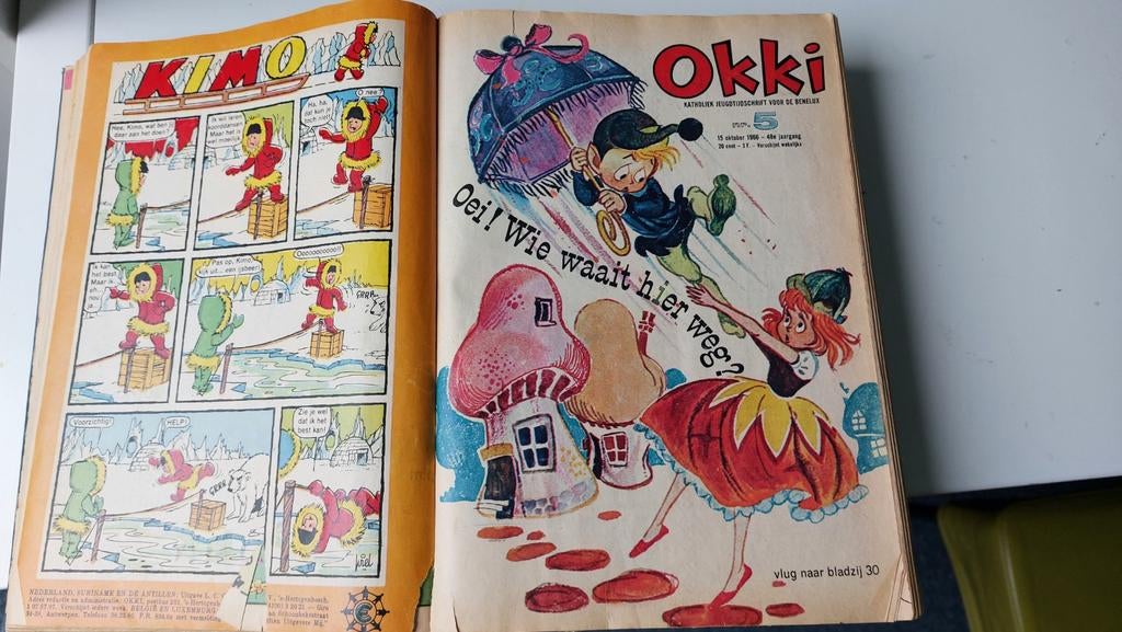 Okki, jeugdtijdschrift. Complete jaargang 48, 1966-1967, ing, Boeken, Tijdschriften en Kranten, Ophalen of Verzenden, Gelezen