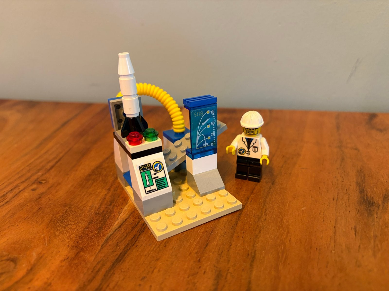 LEGO 6452 Mini Raketwerper met Minifiguur, Gebruikt, Lego, Ophalen of Verzenden, Space