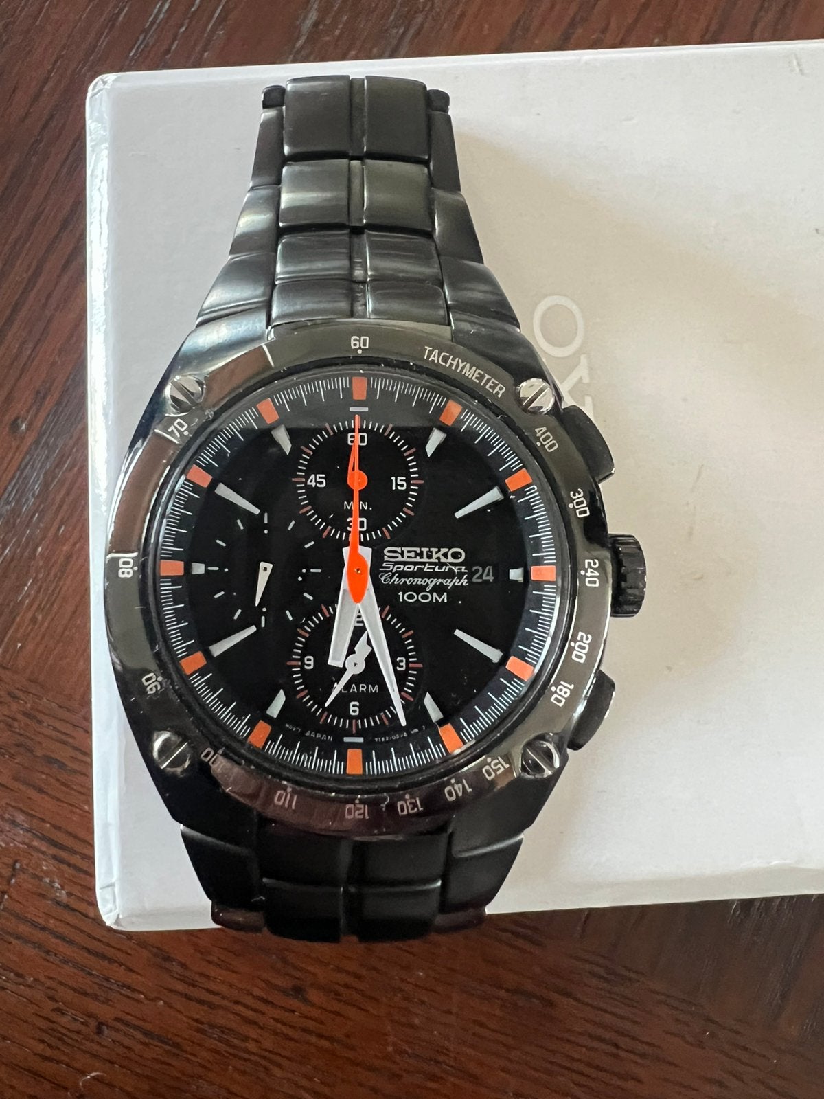 Seiko Sportura, Sieraden, Tassen en Uiterlijk, Ophalen of Verzenden, Zo goed als nieuw, Staal, Seiko