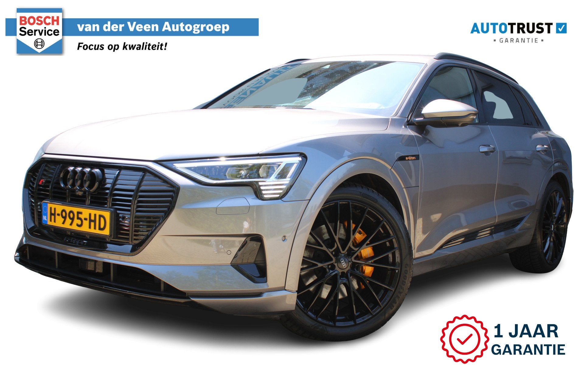 Audi e-tron e-tron 55 quattro advanced Pro Line Plus 95 kWh, Auto's, Audi, Bedrijf, Te koop, e-tron, 360° camera, 4x4, ABS, Adaptive Cruise Control