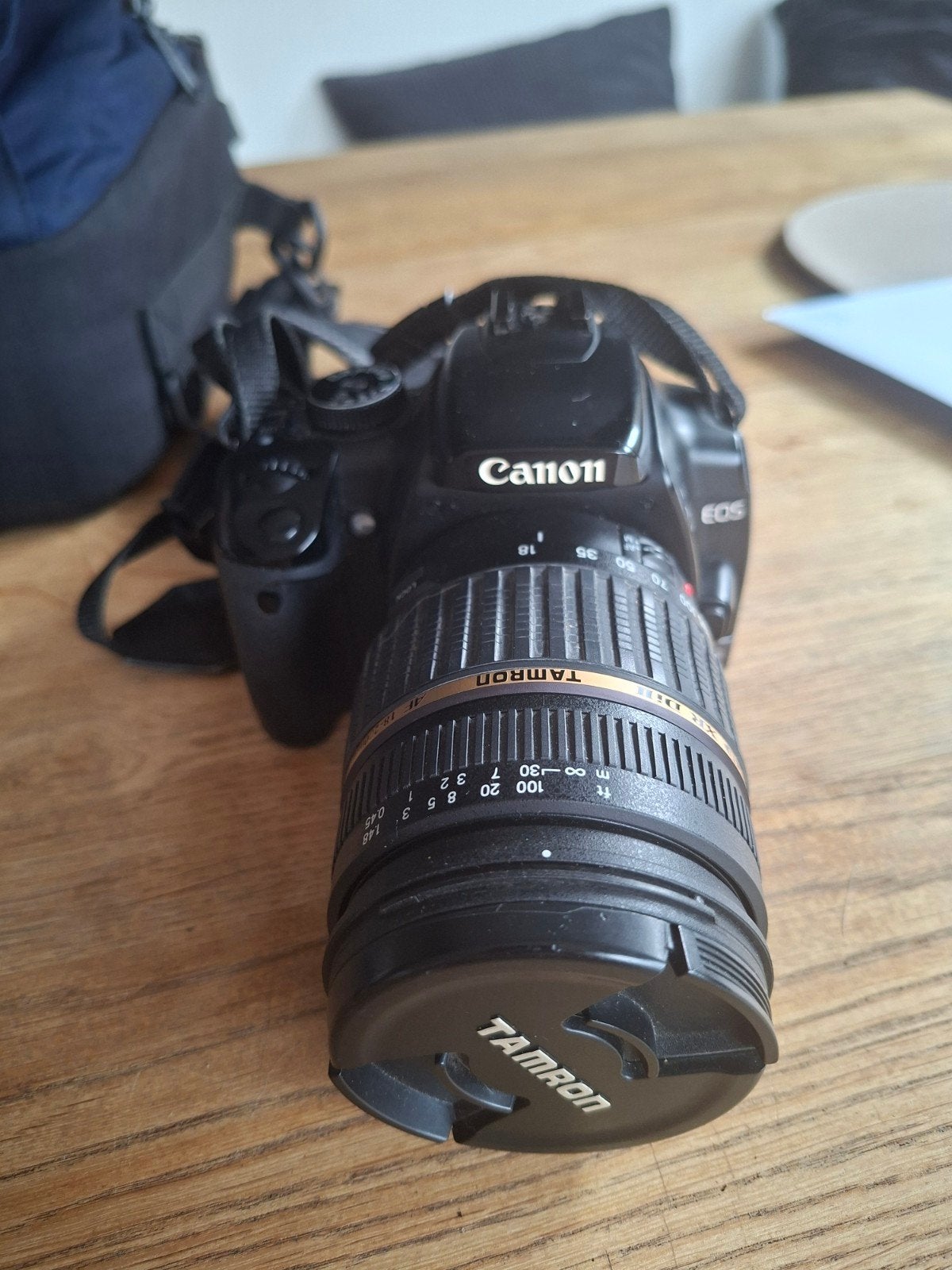 Canon 400D spiegelreflexcamera met 2 lenzen en accessoires, Ophalen of Verzenden