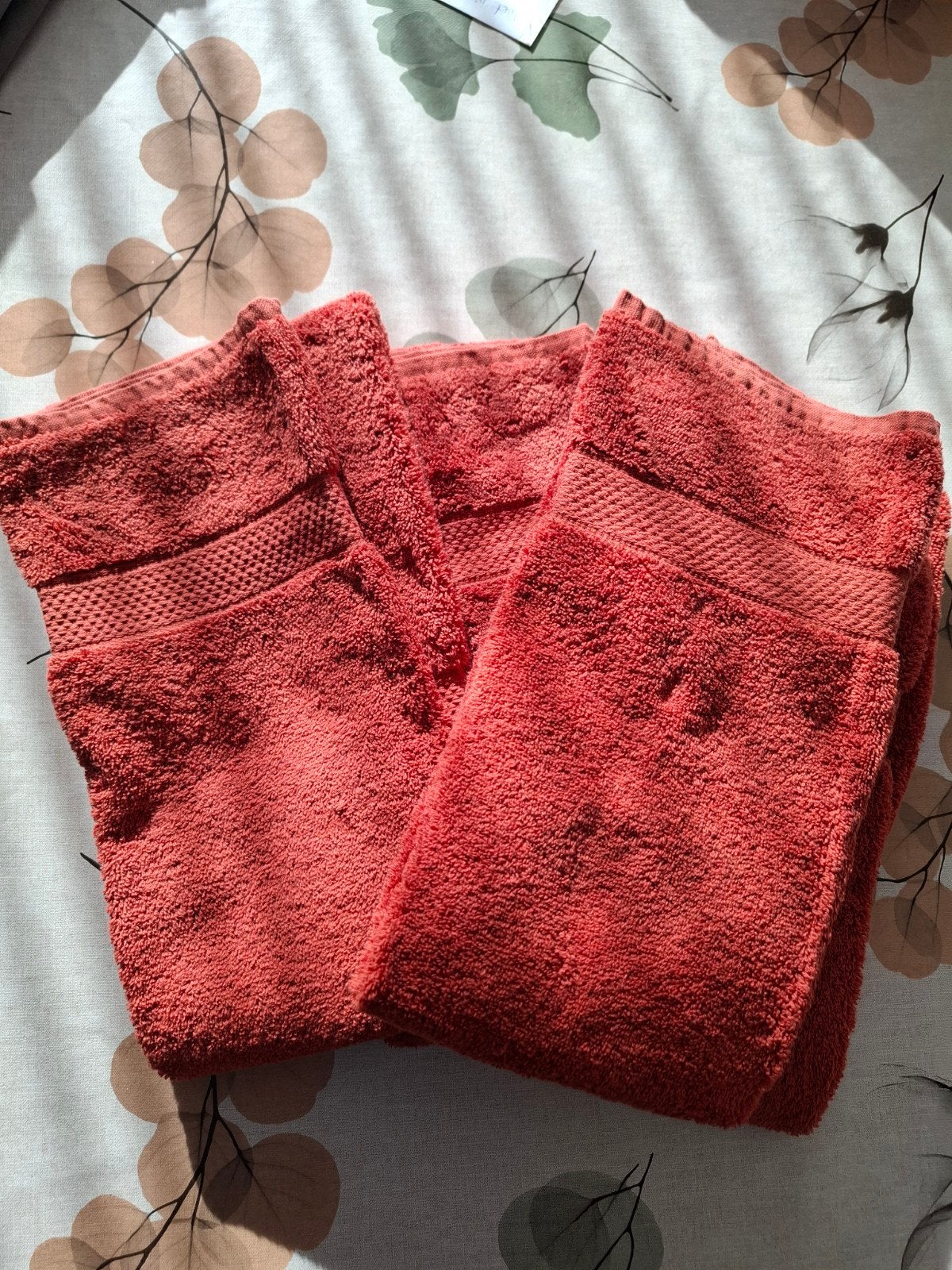 Hema Terracotta Handdoeken - 4 stuks (100x50 cm), Huis en Inrichting, Badkamer | Badtextiel en Accessoires, Ophalen of Verzenden