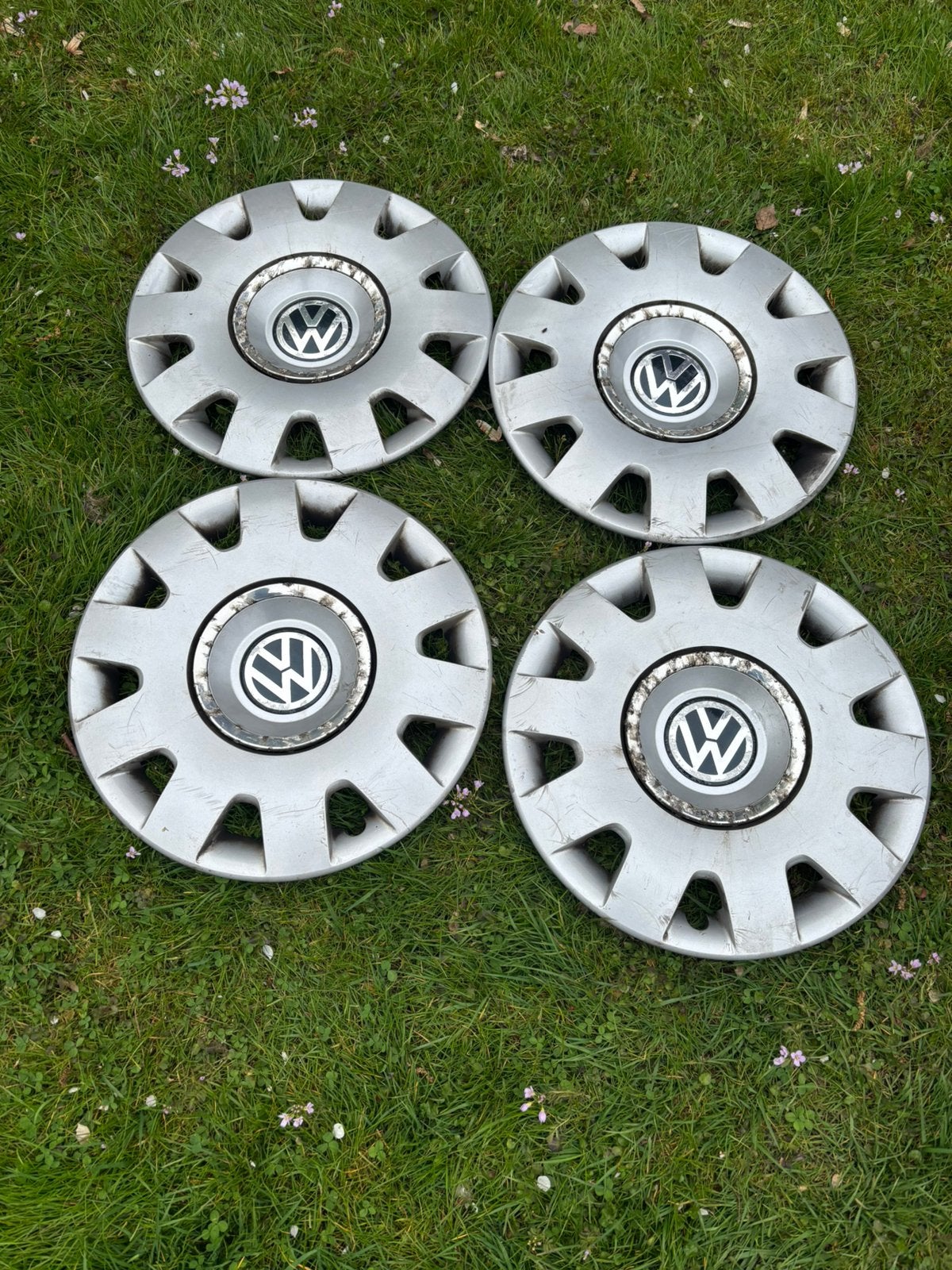 Wieldoppen 15 inch van golf - volkswagen bv alle 4 voor15eur, Auto diversen, Ophalen of Verzenden, Zo goed als nieuw
