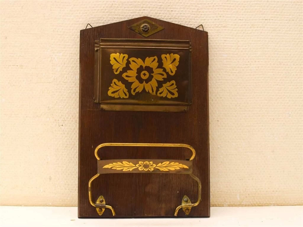 Vintage Houten wandbrievenhouder 53587, Ophalen of Verzenden, Gebruikt