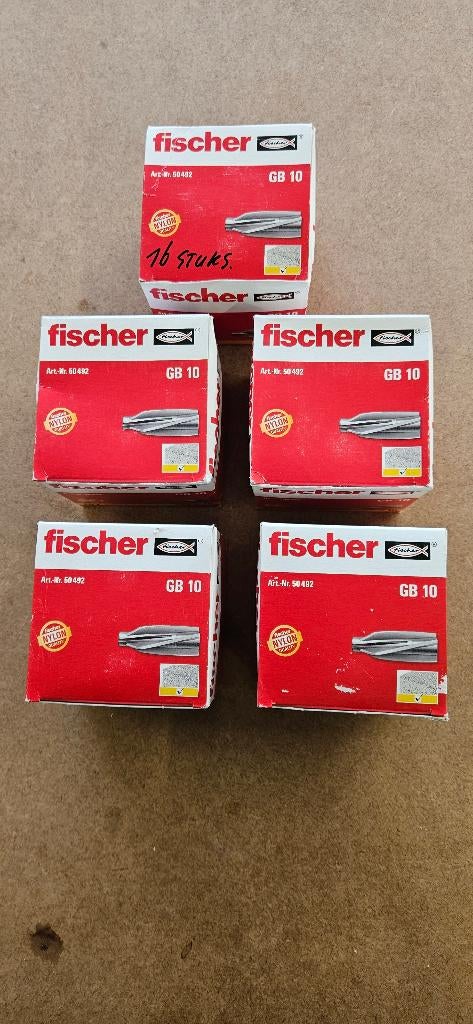 gasbetonpluggen [fischer], Ophalen of Verzenden, Nieuw, 50 tot 100 mm, Pluggen