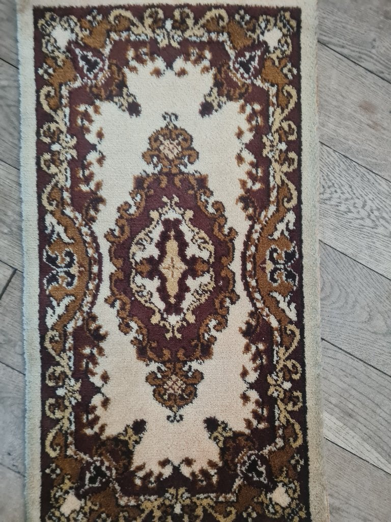Vintage vloerkleedje, badmat, Heikant 21 Kaatsheuvel, Minder dan 50 cm, 50 tot 100 cm, Belle Vieille Brocante