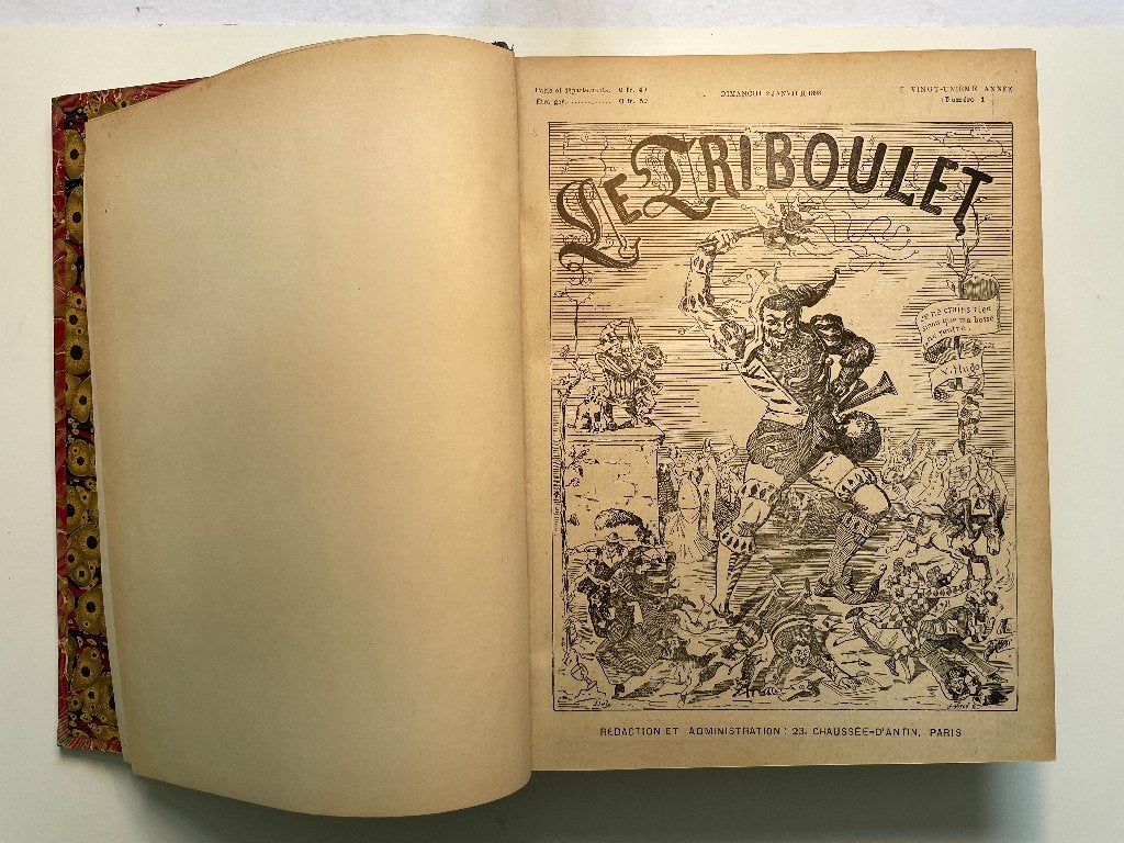 Le Triboulet satirische krant 1898, Antiek en Kunst, Verzenden