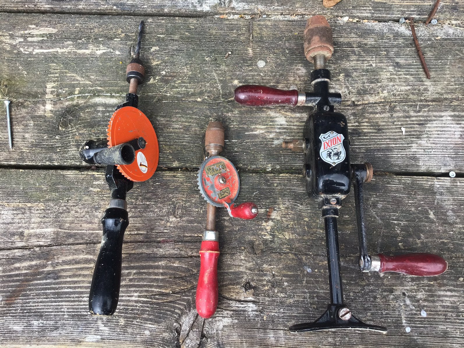 Handboren, Antiek en Kunst, Antiek | Gereedschap en Instrumenten, Ophalen of Verzenden