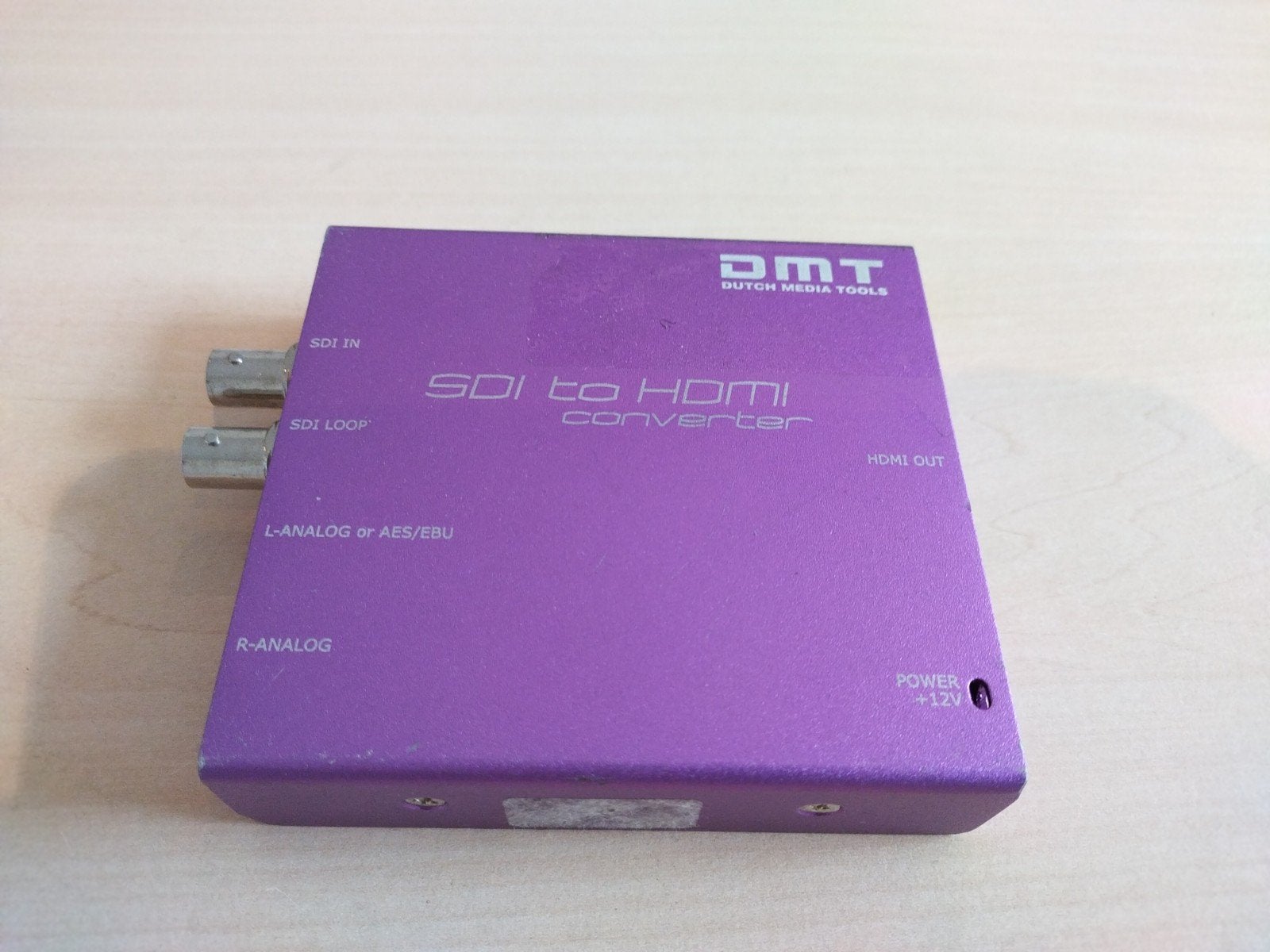 DMT SDI naar HDMI Converter - Dutch Media Tools, Audio, Tv en Foto, Ophalen of Verzenden, Gebruikt