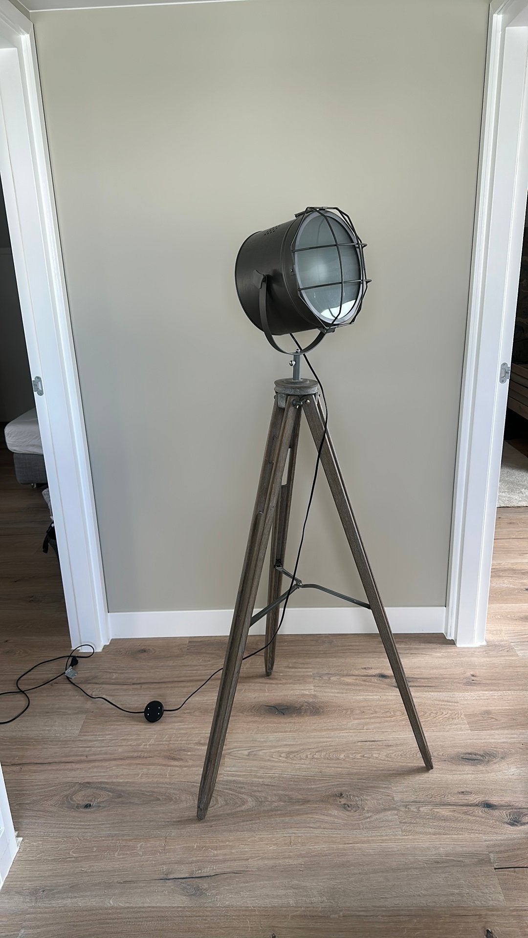 Industriële staande lamp, Ophalen, Zo goed als nieuw, 150 tot 200 cm