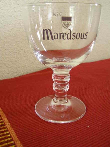 Maredsous bierglas, Verzamelen, Ophalen of Verzenden, Zo goed als nieuw, Glas of Glazen, Overige merken