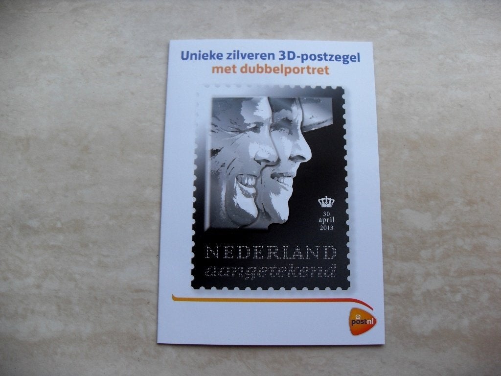 Nederland 2013 Zilveren postzegel., Postzegels en Munten, Postzegels | Nederland, Verzenden, Postfris
