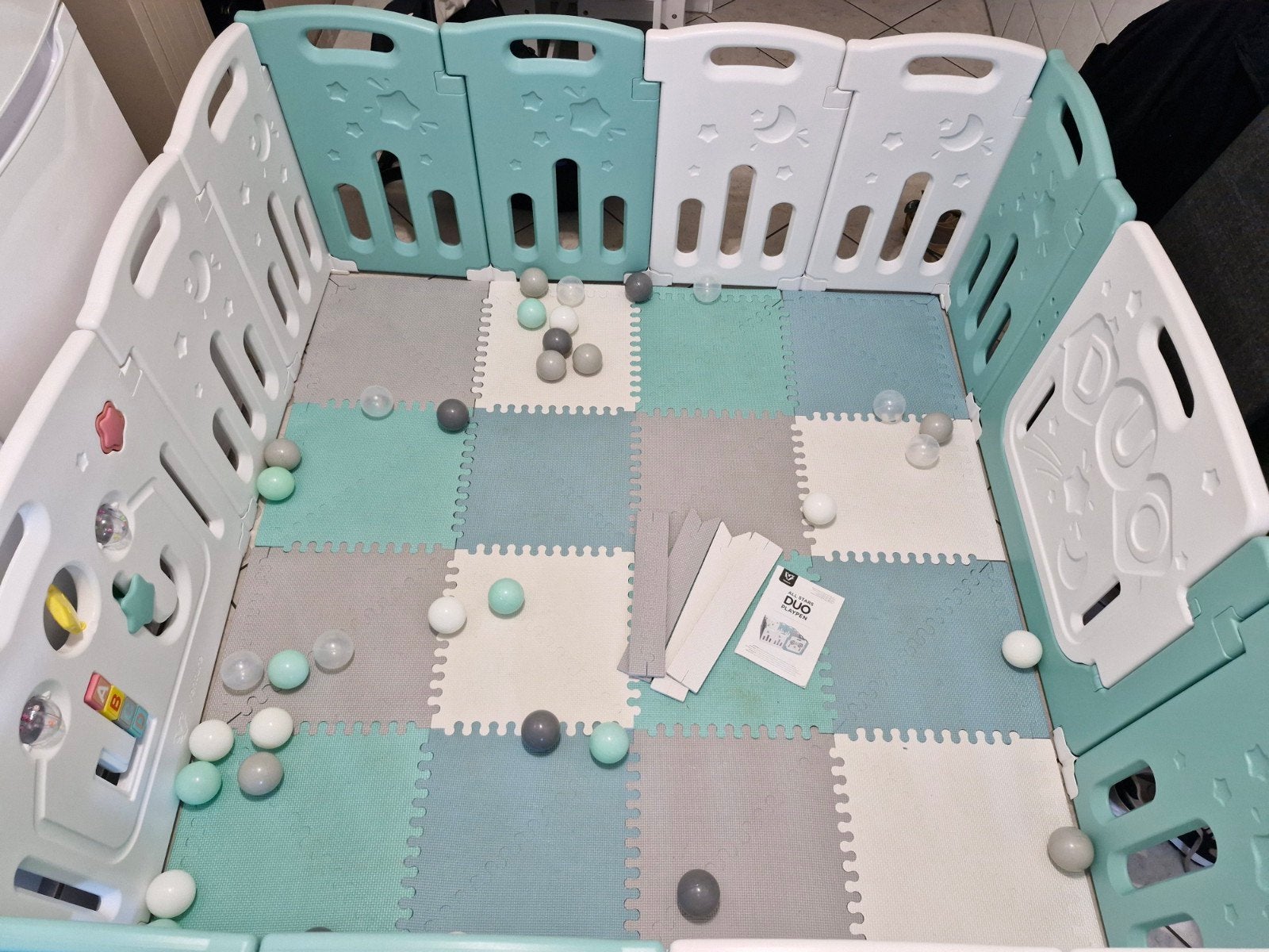 Verzure Box met speelmat en ballen, Kinderen en Baby's, Boxen, Ophalen, Gebruikt, Rechthoekig