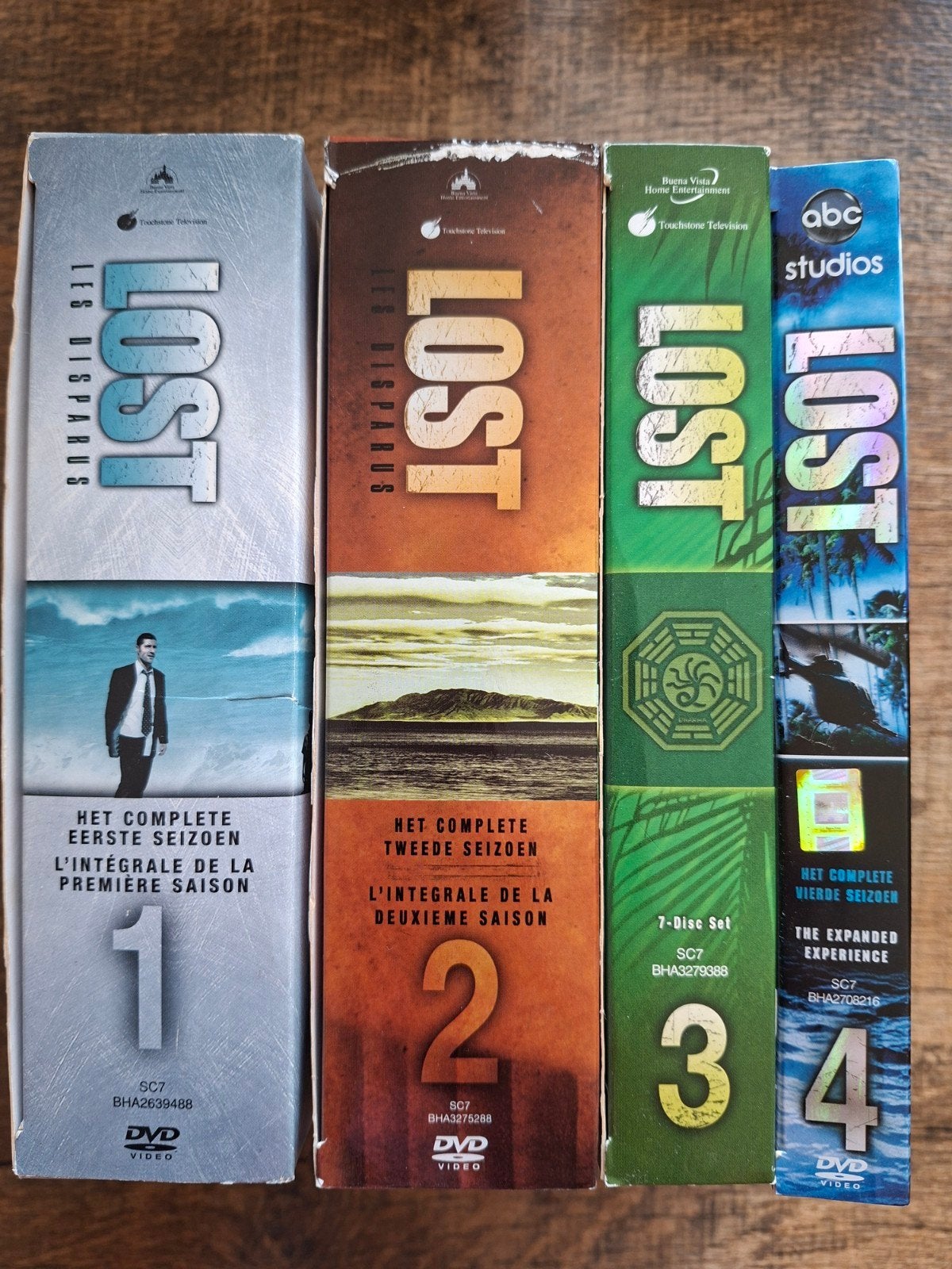 Lost DVD Boxsets - Seizoen 1, 2, 3 en 4, Seizoen 1, Ophalen of Verzenden, Vanaf 12 jaar, Inclusief doosje