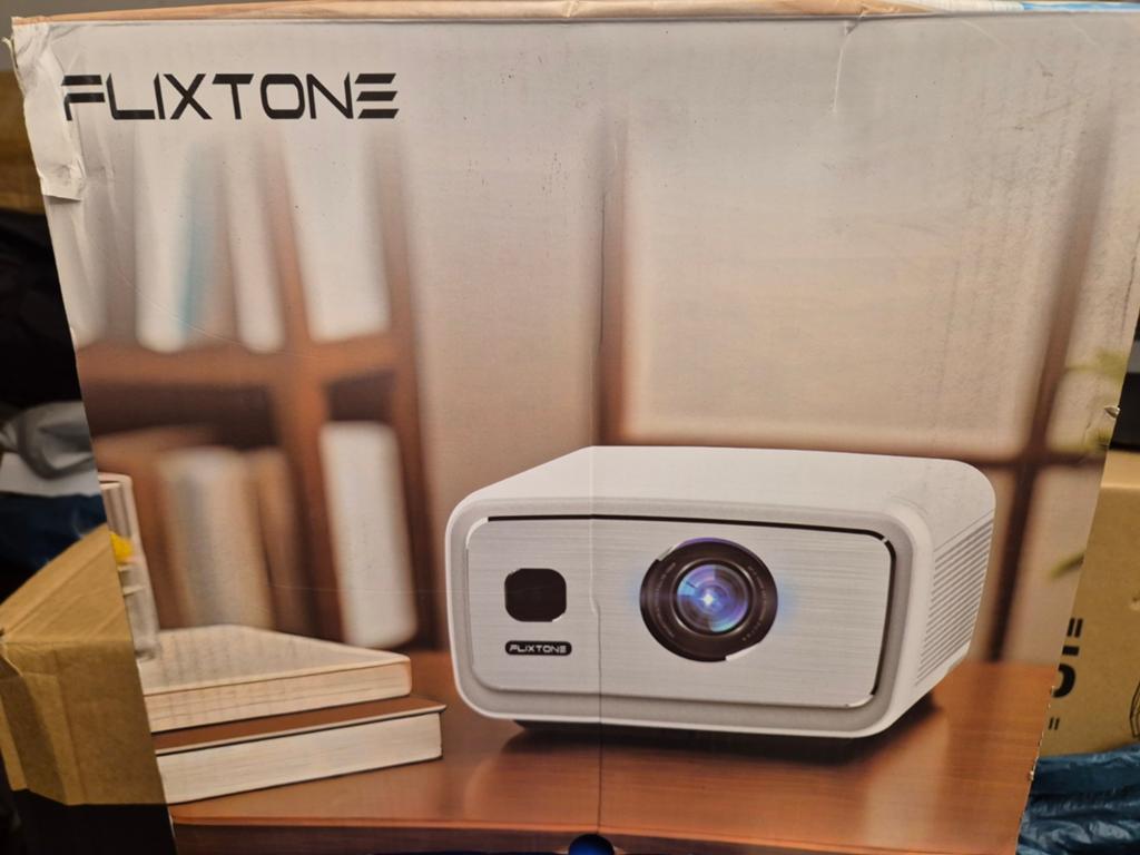 FlixTone D9W Ultra 3000 ANSI Full HD 1080P Projector, Audio, Tv en Foto, Beamers, Overige technologieën, Nieuw, Ophalen of Verzenden