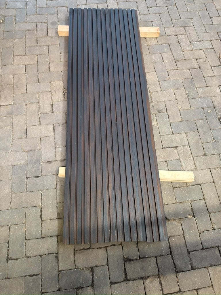 Thermo ayous Triple Rhombus 25x130x2150mm (126 stuks), Ophalen of Verzenden, Nieuw, Hout, 20 tot 50 mm