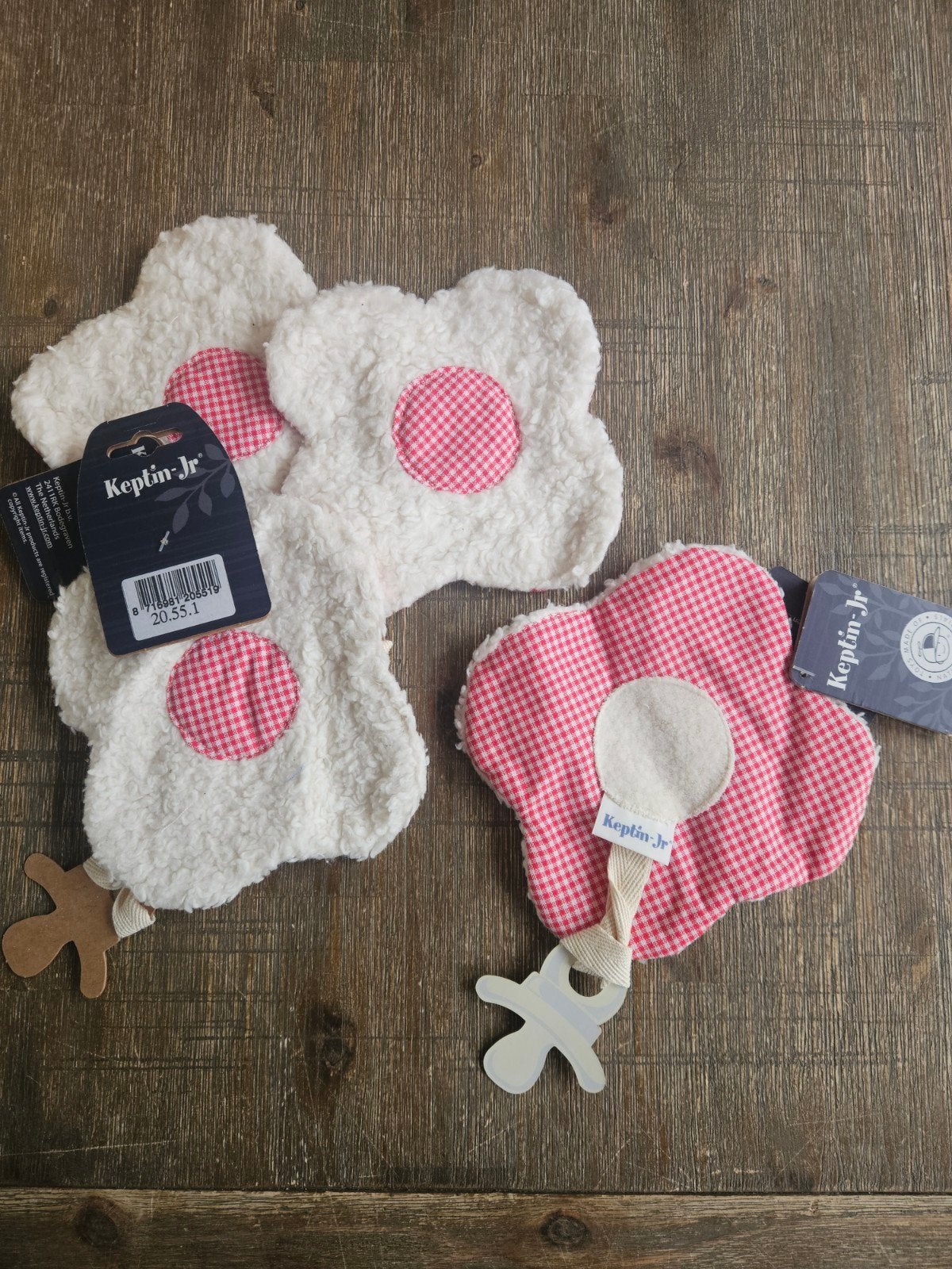 4 speendoekjes Keptin-Jr NIEUW, Ophalen of Verzenden, Nieuw, Kraamcadeau