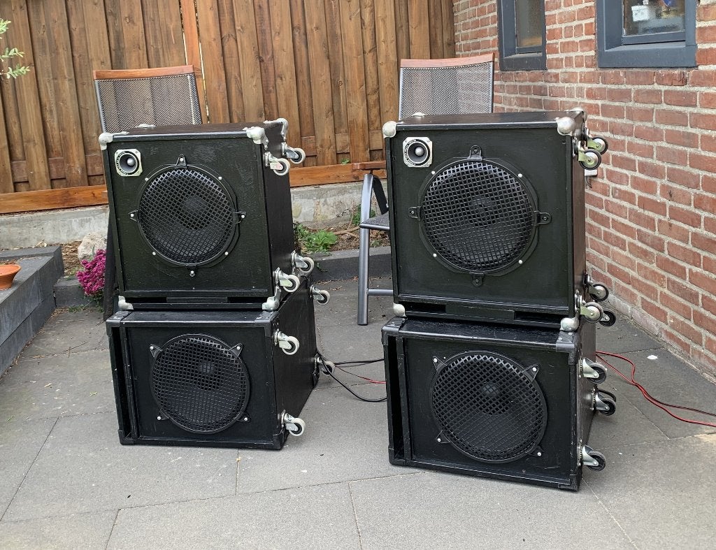 Mooie luidspreker set te koop, Ophalen, Gebruikt, 500 tot 1000 watt, P.A.