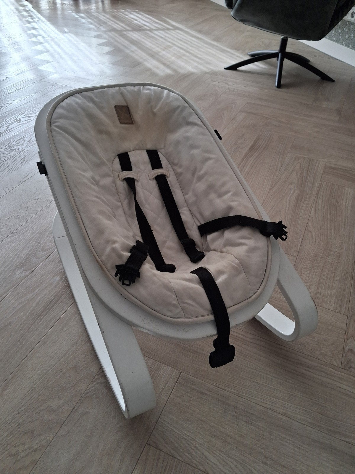 Kidsmill Up houten wipstoel, Kinderen en Baby's, Gebruikt, Wipstoel, Met gordel(s) of riempje(s), Ophalen