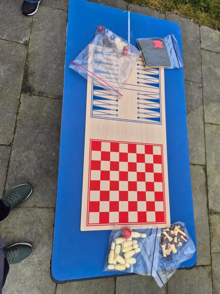 16-in-1 Multi Speeltafel met o.a airhokey, pooltafel voetbal, Ophalen