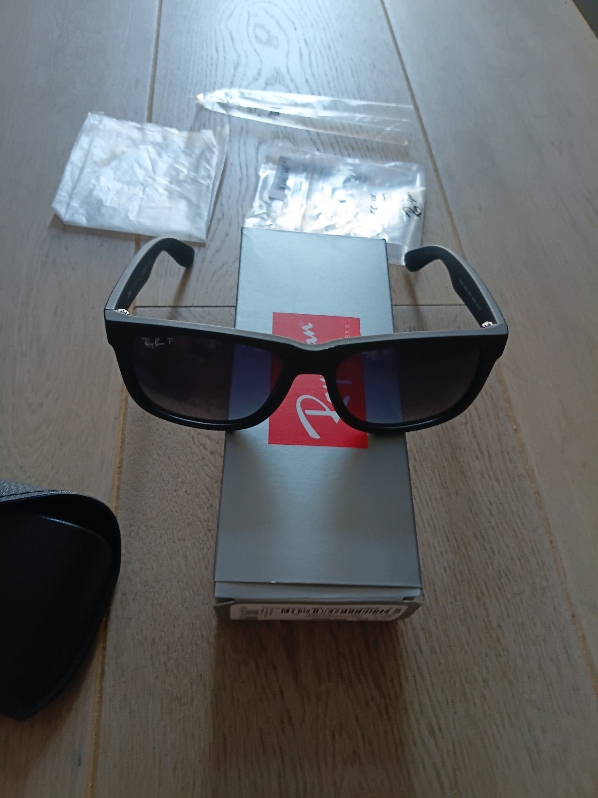 Ray-Ban Justin RB4165 622/T3 (light beschadigd), Verzenden, Zo goed als nieuw, Zonnebril, Ray-Ban