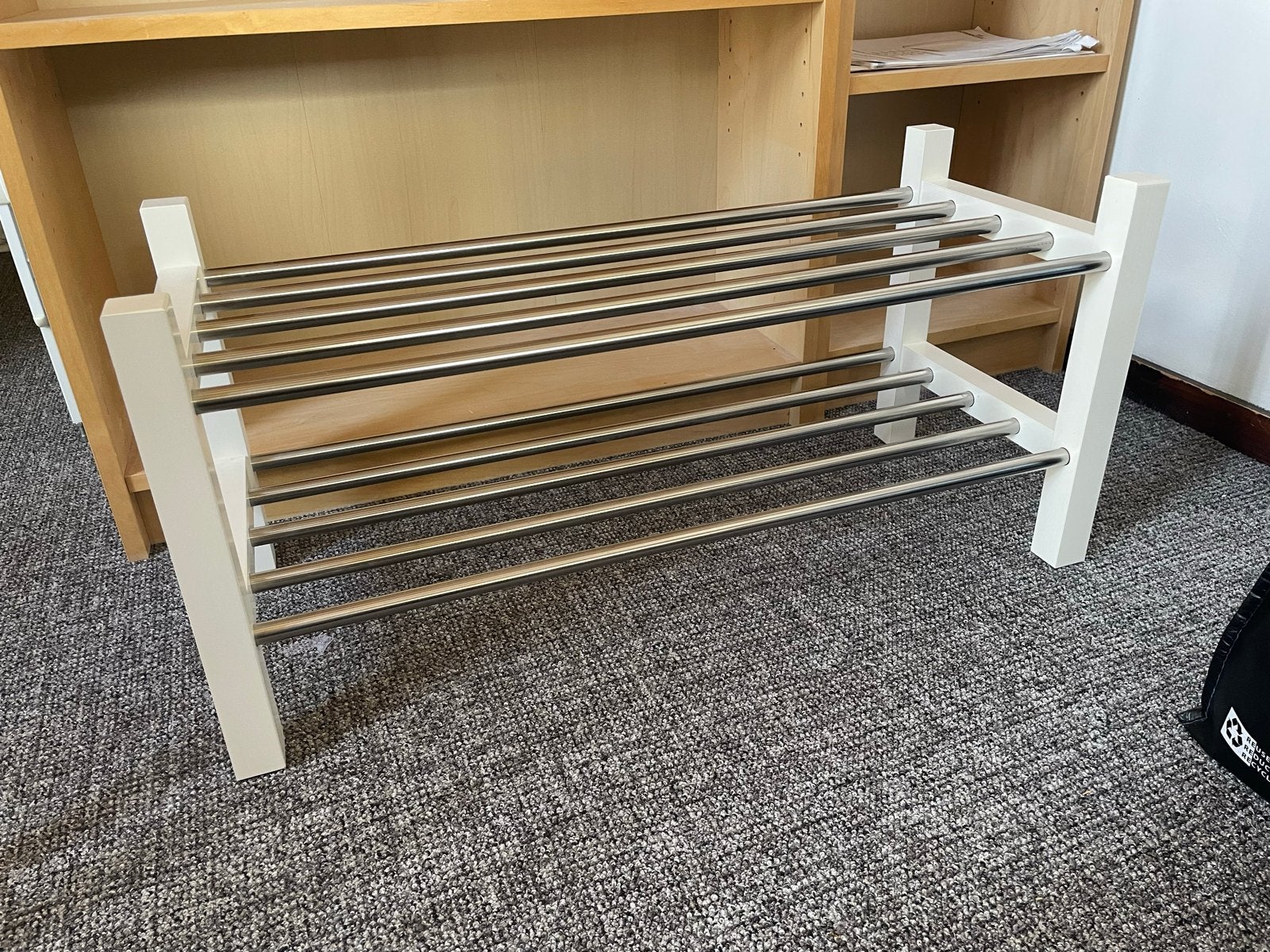 IKEA Tjusig schoenenrek wit (per stuk of 2), Ophalen, Zo goed als nieuw