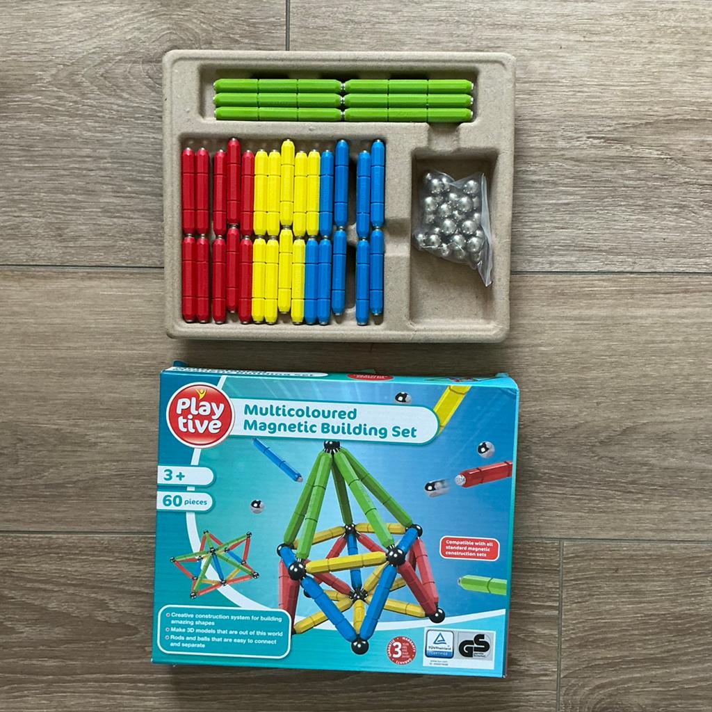 Magnetische bouwset, Ophalen of Verzenden, Zo goed als nieuw, Bouwen