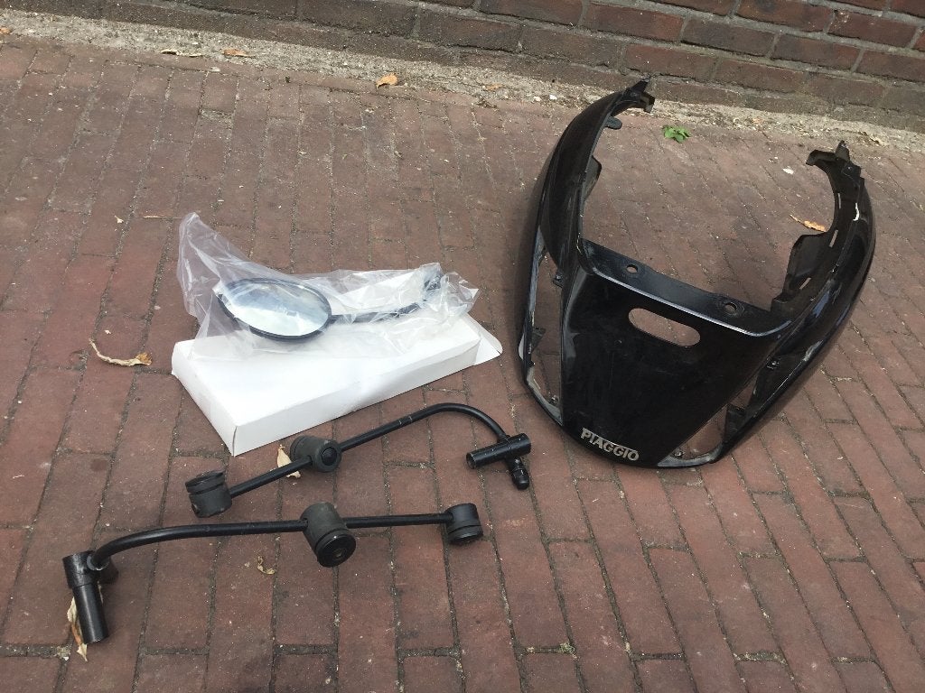 Piaggio Zip 2012 - Achterkap met spiegel en schermbeugels, Ophalen, Gebruikt, Maximaal 45 km/u, Zip