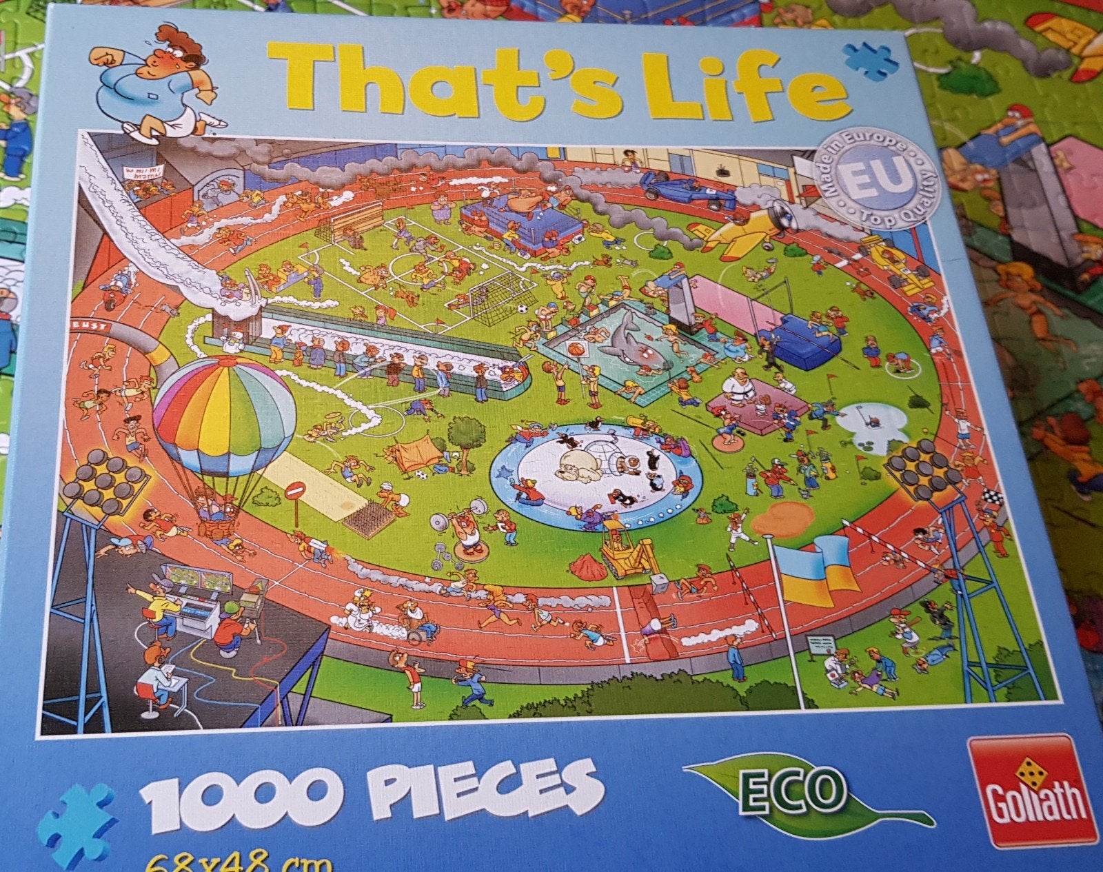 Puzzel 1000 stukjes That's Life van Goliath, Ophalen, 500 t/m 1500 stukjes, Gebruikt, Legpuzzel