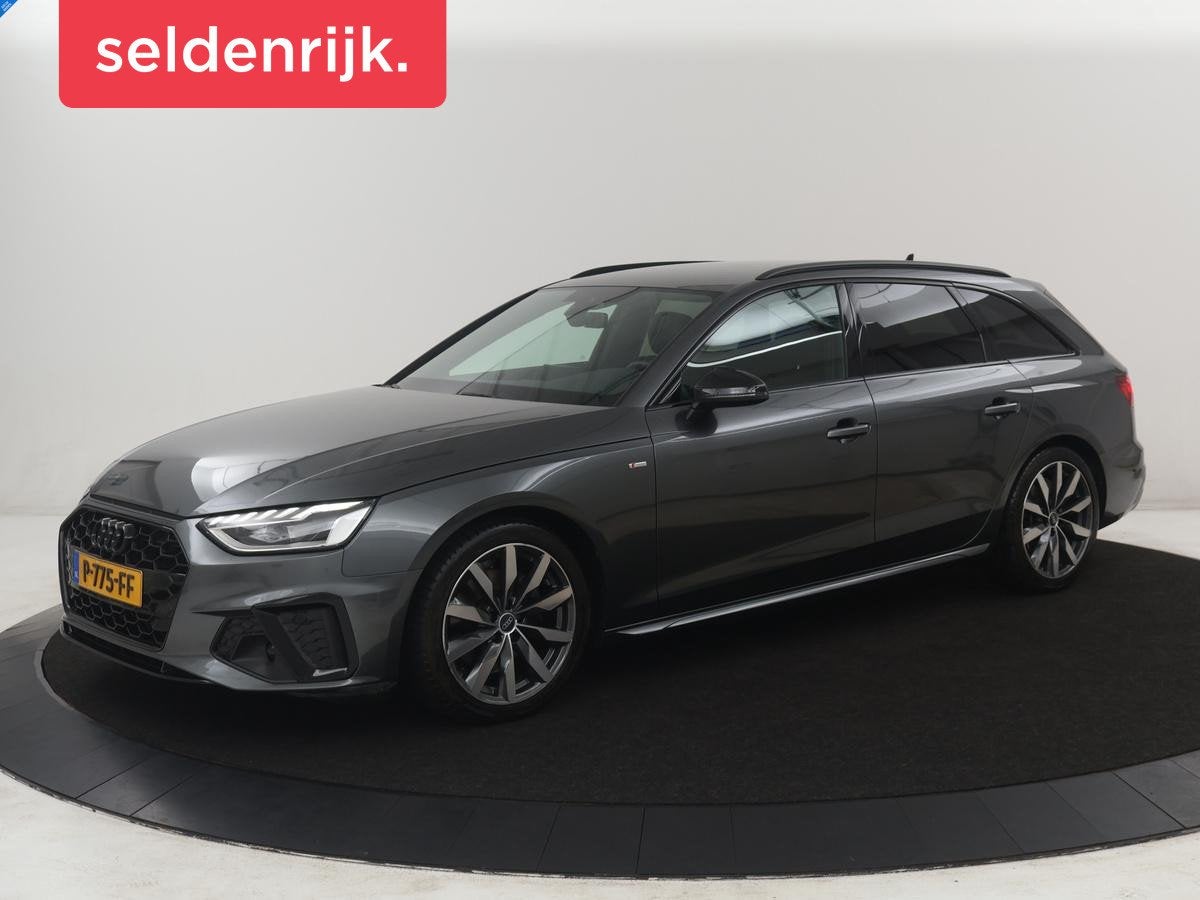 Audi A4 Avant 35 TFSI S edition Competition | S-Line | Stoel, Auto's, 4 cilinders, Origineel Nederlands, Zilver of Grijs, 84 €/maand
