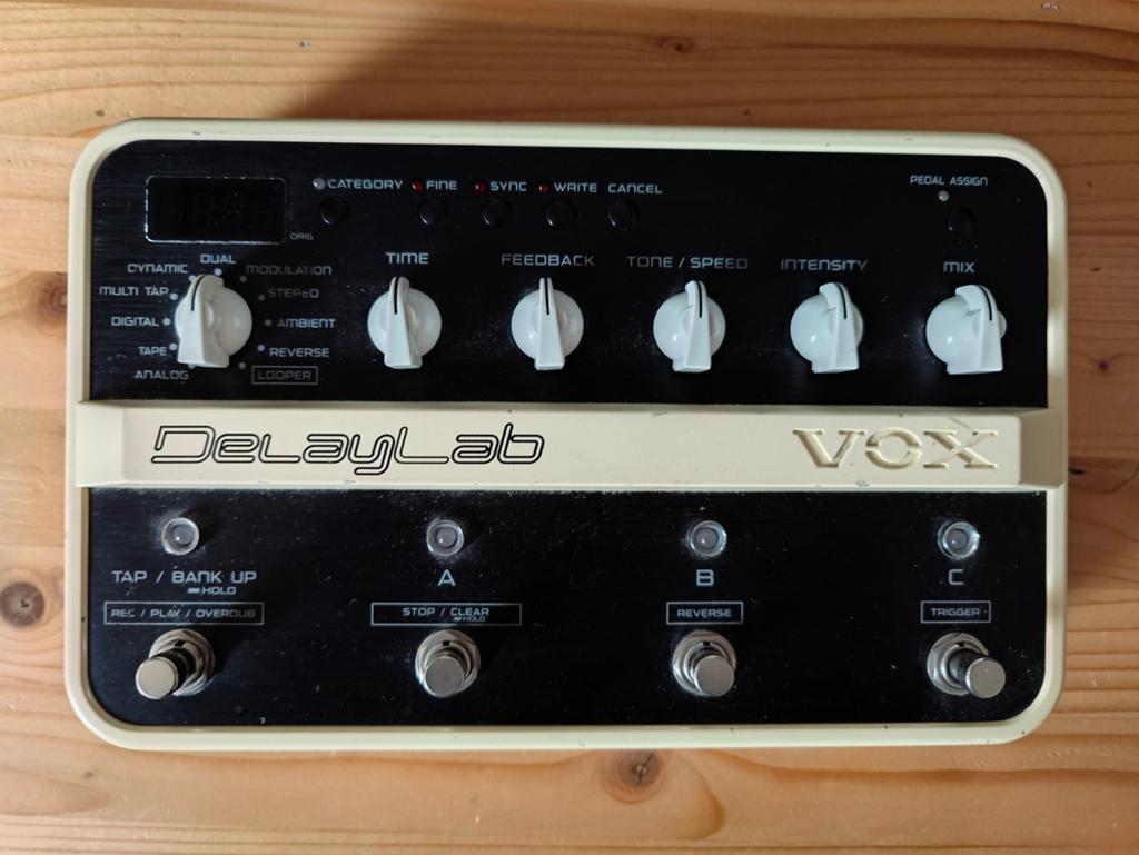Vox DelayLab Delay Pedaal - Veelzijdige Effecten, Ophalen of Verzenden, Gebruikt, Delay of Echo
