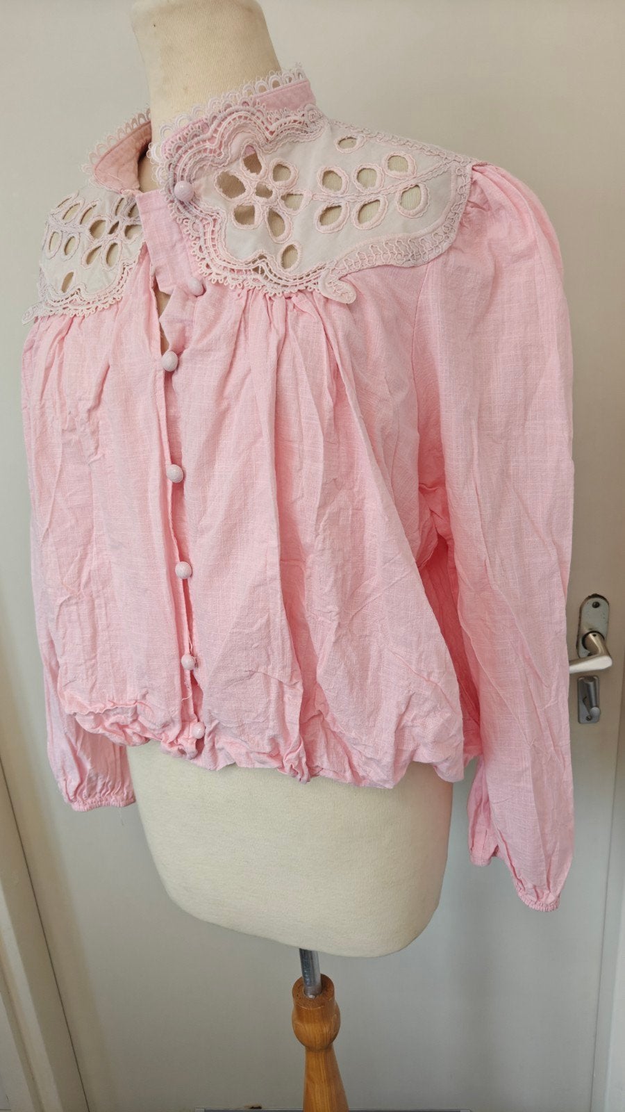 Golden Days Paris lichtroze katoenen blouse, Maat 38/40 (M), Golden days, Ophalen of Verzenden, Zo goed als nieuw